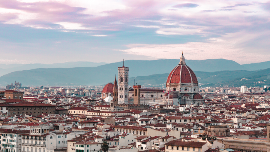 View of Florence Duomo Cattedrale Di Santa Marie Del Fiore