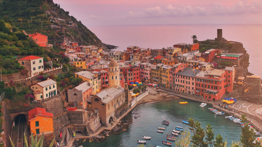 Positano town in Amalfi Coast